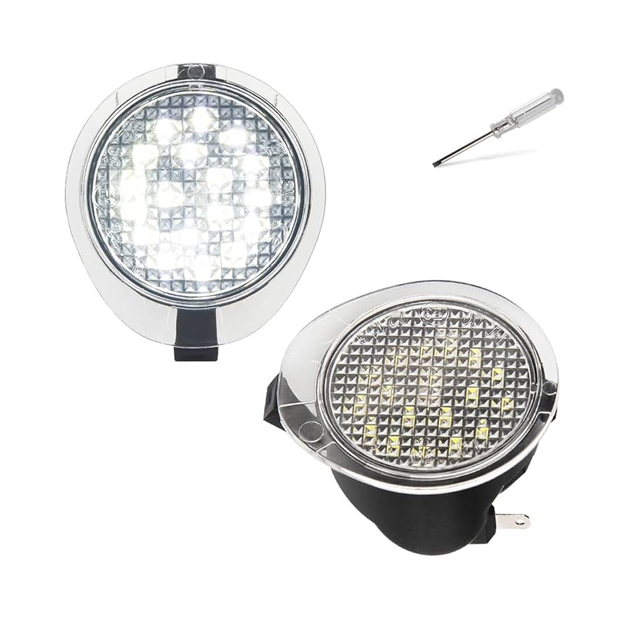 Amazon.com: MbuyDIY LED Side Mirror Puddle Lights Lamp